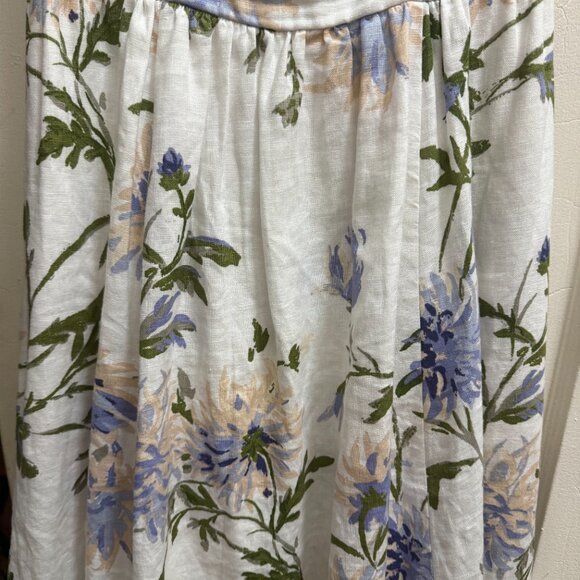 Reformation Janu Linen Dress Ivory - Size 4 - Picture 9 of 11